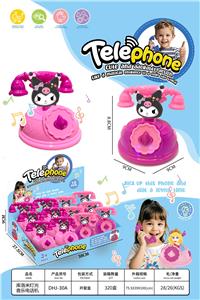 库洛米带3D头灯光音乐电话机 - OBL10360346