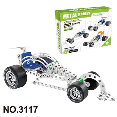 跨境DIY益智科教金属积木拼装-四驱车152PCS - OBL10360713