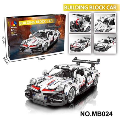 DIY拼装积木车 新品科技件回力911 - OBL10360822