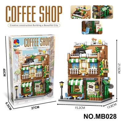 DIY拼装积木 咖啡店 - OBL10360826