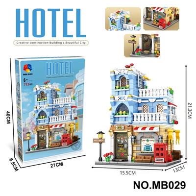 DIY拼装积木 酒店 - OBL10360827