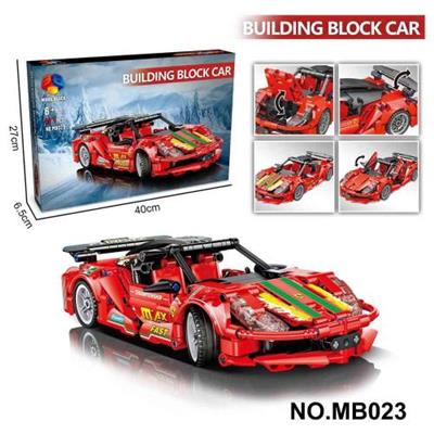 DIY拼装积木车 新品科技件回力车 - OBL10360899