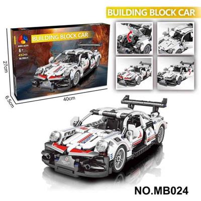 DIY拼装积木车 新品科技件回力911 - OBL10360900