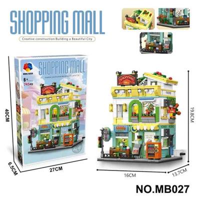 DIY拼装积木 购物商场 - OBL10360903