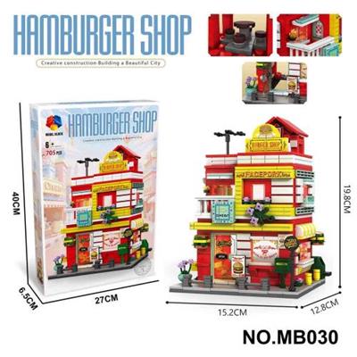 DIY拼装积木 汉堡店 - OBL10360906