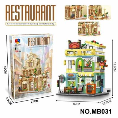  DIY拼装积木  餐厅 - OBL10360907