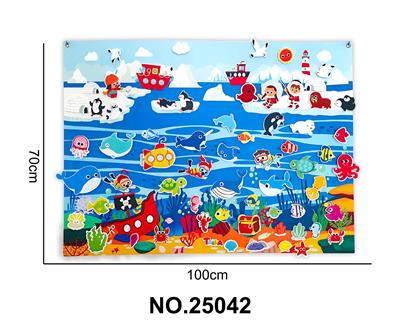 蒙氏儿童早教益智海洋墙挂故事板 - OBL10361467