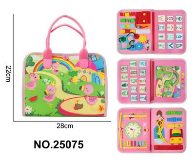 蒙氏儿童早教益智5页火烈鸟忙碌书 - OBL10361500