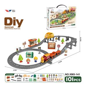 DIY拼装电动轨道车/101PCS - OBL10363700