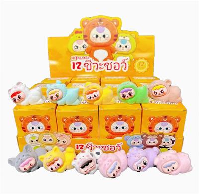 展示盒12只庄植绒摆件
十二生肖
混色混款 - OBL10364415