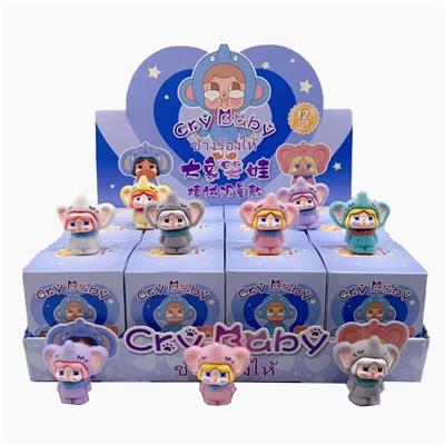 展示盒12只庄植绒摆件
大象哭娃限量
混色混款 - OBL10364419