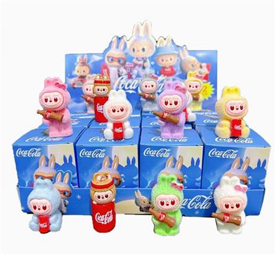 展示盒12只庄植绒摆件
可乐拉布布二代
混色混款蓝包装 - OBL10364430