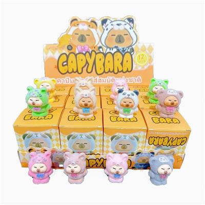 展示盒12只庄植绒摆件
卡皮巴拉
混色混款 - OBL10364431