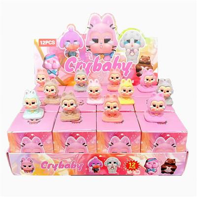 展示盒12只庄植绒摆件
狗狗哭娃
混色混款 - OBL10364442