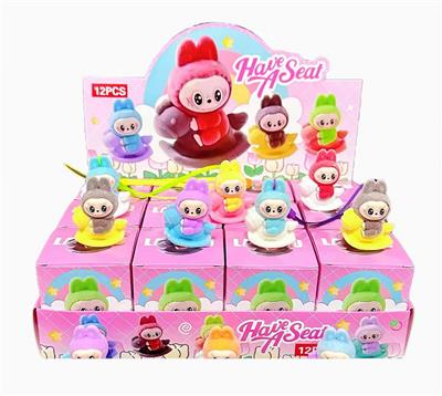 展示盒12只庄软胶植绒手机绳款
木马拉布布
混色混款 - OBL10364449