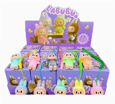 展示盒12只庄软胶植绒手机绳款
站姿拉布布
混色混款 - OBL10364451