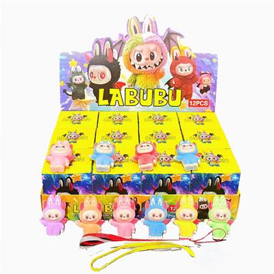 展示盒12只庄软胶植绒手机绳款
恶魔拉布布
混色混款 - OBL10364454