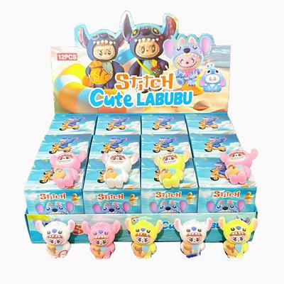 展示盒12只庄软胶植绒手机绳款
史迪仔拉布布
混色混款 - OBL10364455