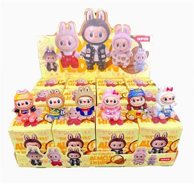 展示盒12只庄植绒电镀摆件
换装拉布布
混色混款 - OBL10364465