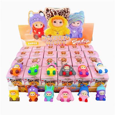 展示盒24只庄软胶钥匙扣挂件
哇酷酷
混色混款 - OBL10364467