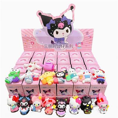 展示盒24只庄软胶钥匙扣挂件
三丽鸥
混色混款 - OBL10364480