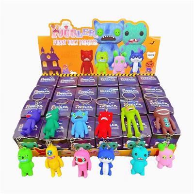 展示盒24只庄软胶钥匙扣挂件
萌牙怪兽
混色混款 - OBL10364484