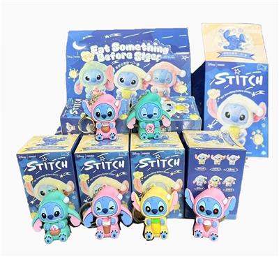 展示盒12只庄软胶钥匙扣挂件   大号钥匙扣款
大号史迪仔
混色混款 - OBL10364490