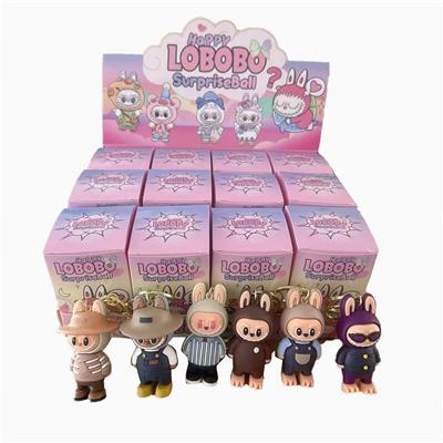 展示盒12只庄软胶钥匙扣挂件
帅气拉布布
混色混款 - OBL10364491