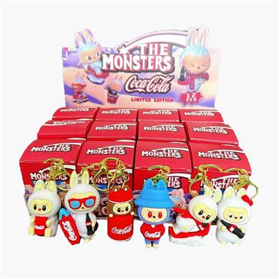 展示盒12只庄软胶钥匙扣挂件
可乐拉布布
混色混款红包装 - OBL10364492