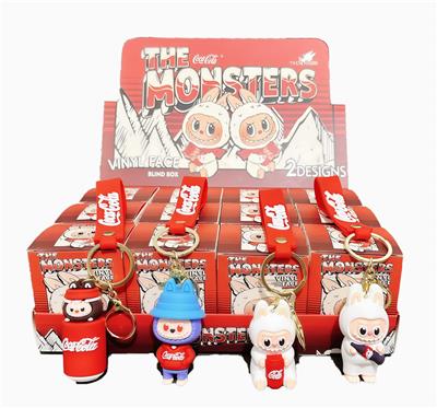 展示盒12只庄软胶钥匙扣挂件
可乐拉布布
混色混款 - OBL10364496