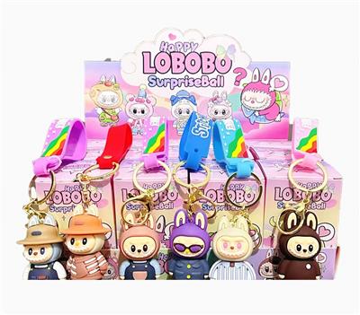 展示盒12只庄软胶钥匙扣挂件
帅气拉布布
混色混款 - OBL10364497