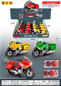 惯性宝马摩托车/灯光/音乐3种音乐/3按键 - OBL10364546