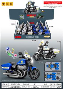 惯性哈雷摩托警车/灯光/音乐3种音乐/1按键 - OBL10364547