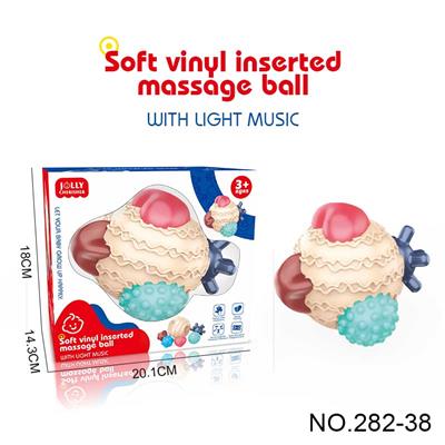卡通硅胶婴儿按摩球玩具 - OBL10364755