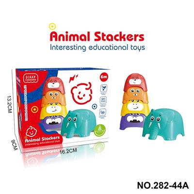 卡通动物叠叠乐玩具 - OBL10364767