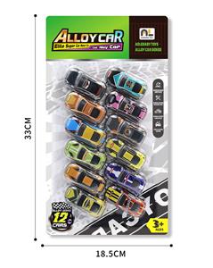 12只板装金属回力小汽车 - OBL10364788