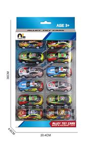 8.6合金车12只盒装 - OBL10364920