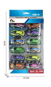 8.6合金车12只盒装 - OBL10364925