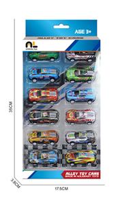 6.8合金车12只盒装 - OBL10364937