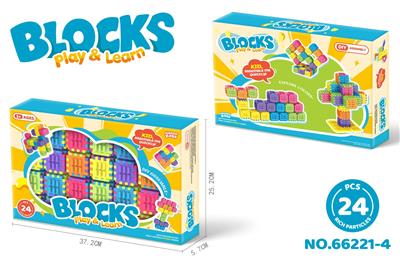 益智女孩毛刺积木（24PCS） - OBL10365537