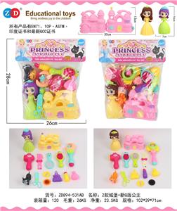 2款城堡+新Q版公主 - OBL10365742