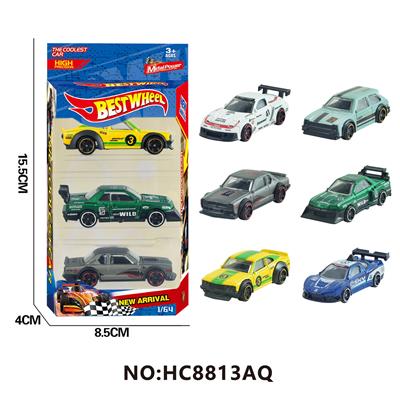 1:64合金车（赛车,跑车，肌肉车）3只装 - OBL10365772