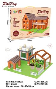 小小泥瓦匠积木/庭院阳光房(122PCS) - OBL10366213