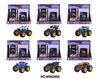 加油站 1:64合金大轮越野车套装 - OBL10366650