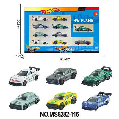 6款1:64风火轮合金车10只装 - OBL10366667