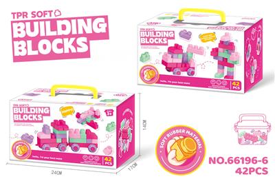 益智中颗粒软胶女孩积木（42PCS） - OBL10367065