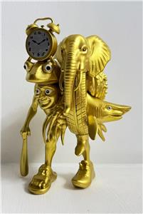 PVC 18CM大象款山海经融合版（金色）(YH) - OBL10367294