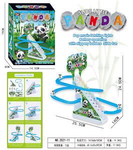 熊猫爬楼梯(3只) - OBL10369379