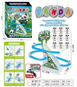 熊猫爬楼梯[9只熊猫]USB - OBL10369399