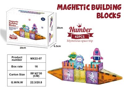 彩窗磁力片
趣味太空42PCS - OBL10369438